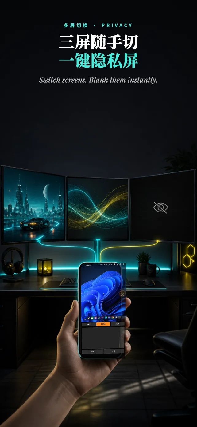 CyberPalm iPhone 隐私与安全宣传图